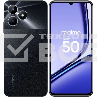 Смартфон Realme Note 50, 3/64Gb, черный