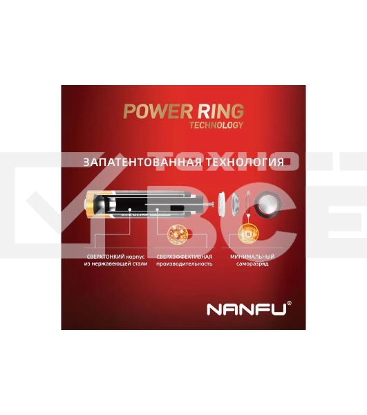 Батарейка Nanfu AAA (5+1шт.) (LR03 6B(5+1))