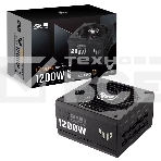 Блок питания ASUS TUF-GAMING-1200G (90YE00S0-B0NA00), 1200Вт, 80 PLUS Gold, 135мм, модульный, черный, фото2