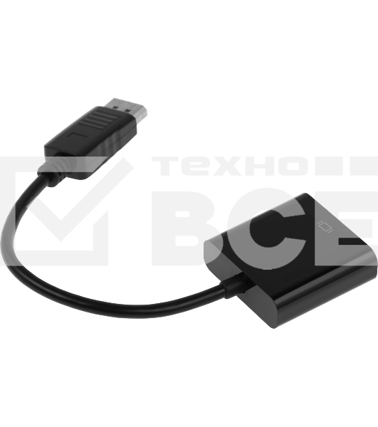 Кабель-переходник аудио-видео Premier H105 DisplayPort (m)/HDMI (f) 0.15м. черный (A3378)