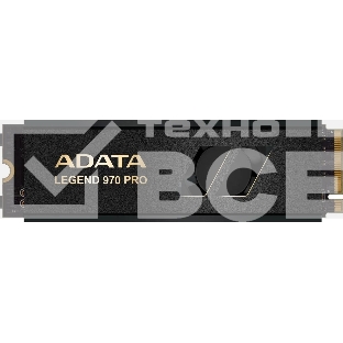 Накопитель SSD ADATA Legend 970 Pro, 2TB, PCIe 5.0 x4, M.2 2280, NVMe, R/W 14000/10000, активное охлаждение