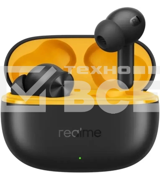 Гарнитура внутриканальные Realme Buds T200 Lite черный беспроводные bluetooth в ушной раковине (6941764454491)