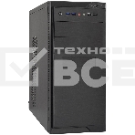 Компьютерный корпус Minitower ExeGate MA-372UX Black, mATX <UN500, 120mm> 2*USB+2*USB3.0, Audio, фото 1