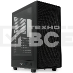 Компьютерный корпус без блока питания HSPD M510, Mesh Mid Tower, черный, TG, 0.5 SPCC, no fans ATX, mATX, mITX 180/280/160мм 1x2.5', 1x3.5', 7xPCI 1xUSB-A 3.0, 1xUSB-A 1.0 517x277x418мм, фото 1