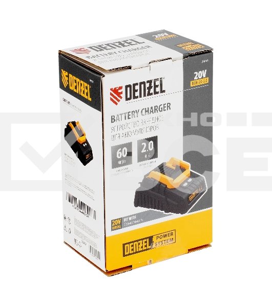 Устройство зарядное для аккумуляторов Denzel BCH-20-2.0, Li-Ion, 20 В, 2,0 А