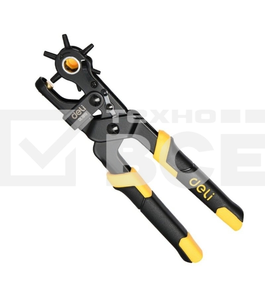 Револьверный дырокол для кожи 6-в-1 Deli DL1919 9