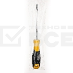 Отвертка шлицевая Deli DL6351251 5х125мм Материал: CR-V. Двухкомпонентная ручка. Хромированная, фото3