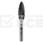 Борфреза по металлу Denzel твердосплавная, элипсообразная, тип-H, 12 мм, фото5