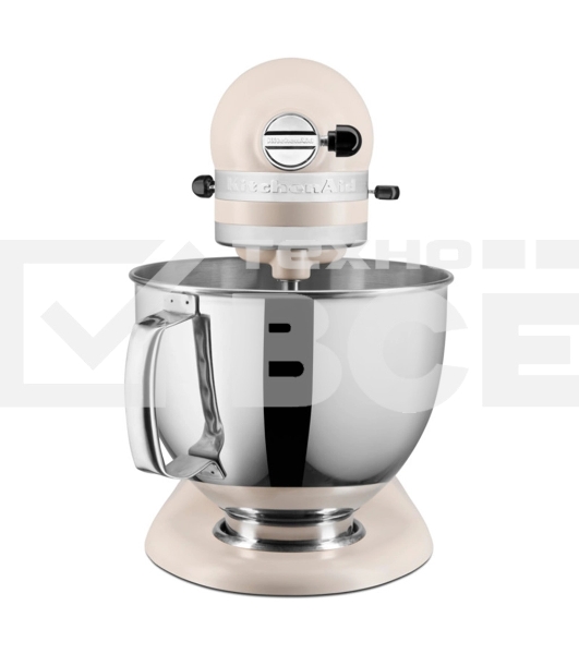 Настольный миксер с откидным блоком KitchenAid 5KSM125EMH Artisan 4.8 л, кремовый
