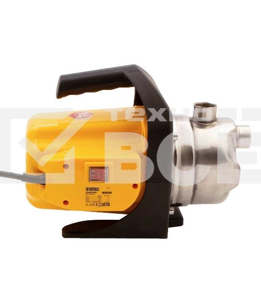 Насос Denzel GP1000Х садовый поверхностный 1000Вт 3500л/ч подъем 44м