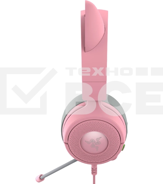 Гарнитура Razer Kraken Kitty V3 X розовый, проводная, 3.5 мм