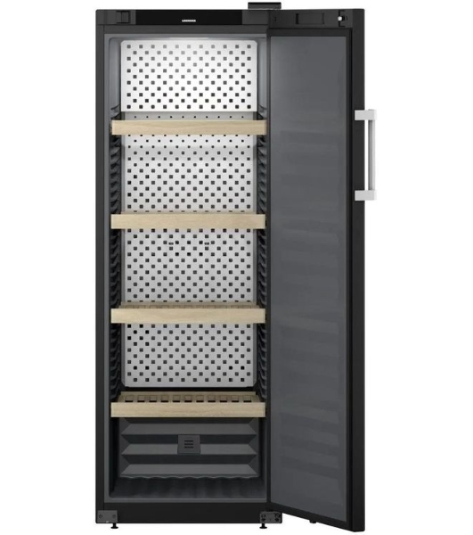 Винный шкаф Liebherr WSbli 5031 черный, 418 л, 1 отсек, 196 бут., класс E