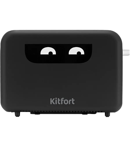 Тостер Kitfort КТ-6497 850Вт черный/стальной