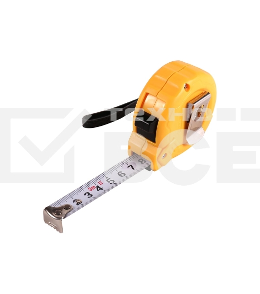 Рулетка Deli DL9003B 3м*16мм Метрическая. Корпус ударопрочный.
