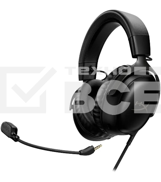 Наушники с микрофоном HyperX Cloud III черный мониторные Radio оголовье (77Z45AA)