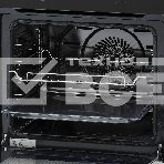 Духовой шкаф электрический встраиваемый Krona MAGNETE 60 BL/BL черный, фото5