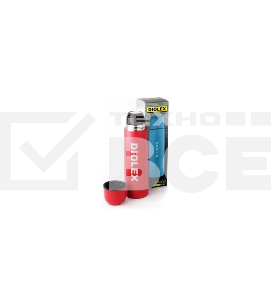 Термос Diolex DX-750-2R 750 мл, красный, с узким горлом