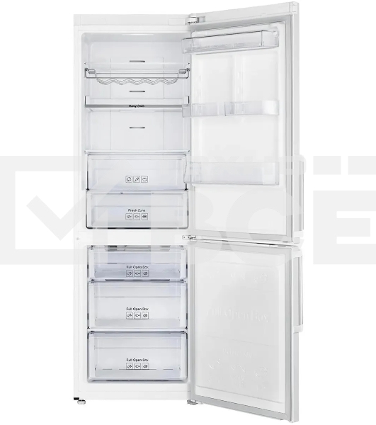 Холодильник Samsung RB33J3515WW/EF белый двухкамерный 231/108л морозилка снизу, No Frost