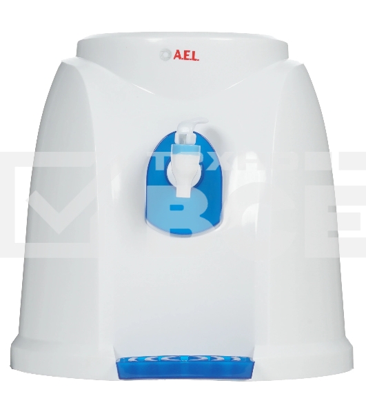 Кулер водораздатчик БЕЗ НАГРЕВА И ОХЛАЖДЕНИЯ, AEL T-AEL-102, настольный, 1 кран, белый, 00235