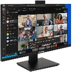 Монитор 23.8' ExeGate SuperView EA2400 IPS 1920x1080, 75 Гц, 5 мс, 16:9, 250 кд/м², HDMI 1.4, VGA, веб-камера (2 Мп), 3.5 мм, черный, фото9