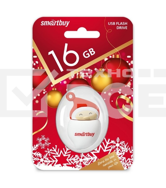 Флешка USB 2.0 16Gb Smart Buy NY series Santa-A