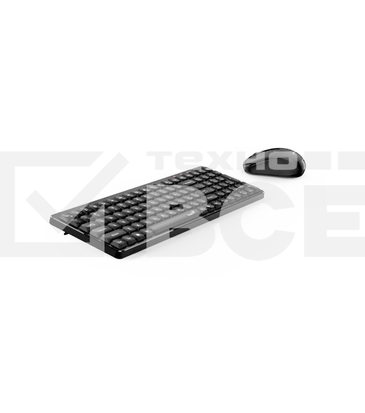 Комплект клавиатура+мышь Genius Luxemate Q8100 беспроводной, USB, 1200 DPI, чёрный