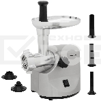 Мясорубка электрическая Krona Wolf Metall серый, 1800 Вт, 2.8 кг/мин, реверс, металлический лоток, насадки - 5, фото4