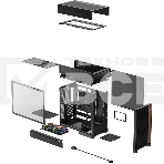 Корпус DeepCool CL660, Midi-Tower, чёрный, 2 x 120 мм, фото2
