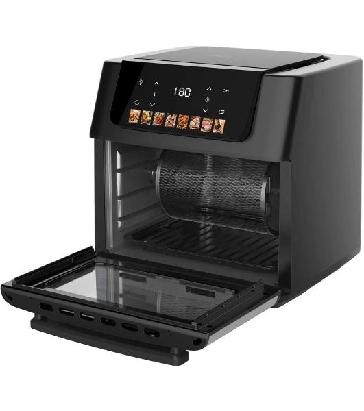 Аэрогриль Vitek VT-AF7001 черный, 2000 Вт, 16 л, сенсор, 9 программ