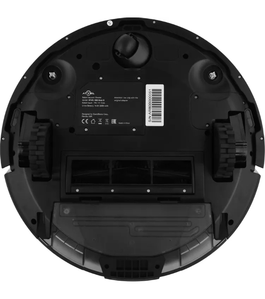 Робот-пылесос Atvel R80 Base черный, 80 Вт, 2600 мА*ч Li-Ion, уборка влажная/сухая, пылесборник контейнер 0.34 л