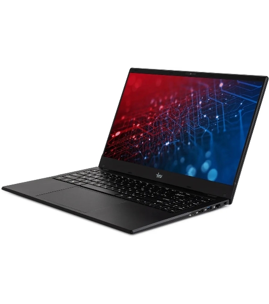 Ноутбук IRU Planio 15ING N100 8Gb SSD256Gb Intel Iris Xe graphics 15.6' IPS FHD (1920x1080) Free DOS black 6000mAh (2058911)