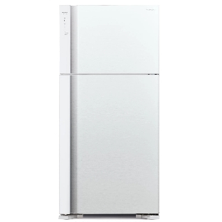 Холодильник Hitachi R-V660PUC7-1 PWH белый двухкамерный инвертер 405/145л морозилка сверху