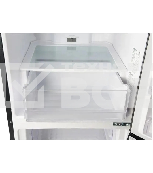 Холодильник Hitachi R-B410PUC6 BBK черный двухкамерный 215/105л морозилка снизу, No Frost
