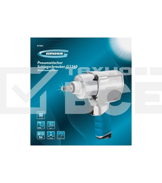 Гайковёрт пневматический ударный G1260,1/2