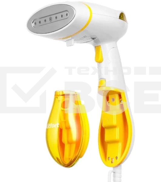 Отпариватель ручной Kitfort КТ-9191-1 1300Вт белый/желтый