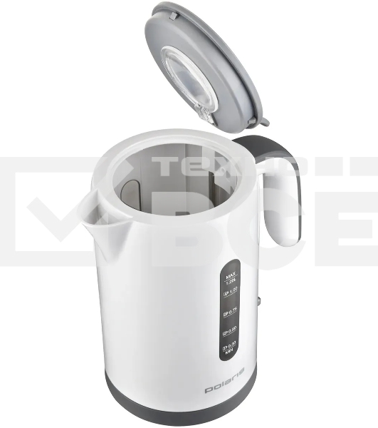 Чайник электрический Polaris PWK 1220C Water Way Pro 1.2л. 2200Вт белый корпус: пластик (PWK 1220C)