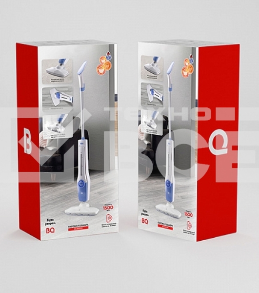 Паровая швабра BQ SM1001 White-blue