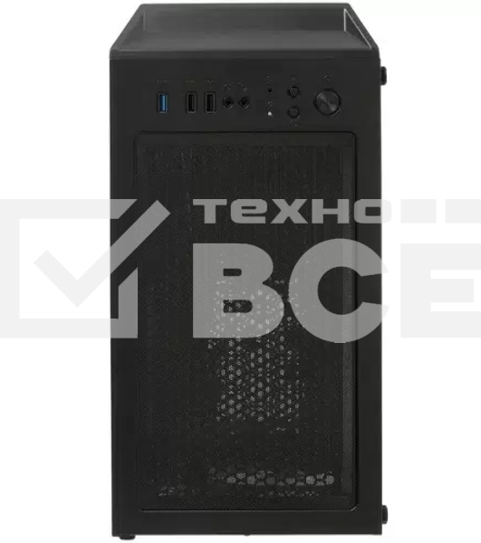 Компьютерный корпус 1STPLAYER FIREROSE F3-A Black / ATX, TG / 4x120mm LED fans inc. / F3-A-BK-4F1