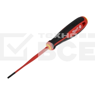 Отвертка трехгранная изолированная Milwaukee VDE SL 0.6X3.5X100 (4932478714)