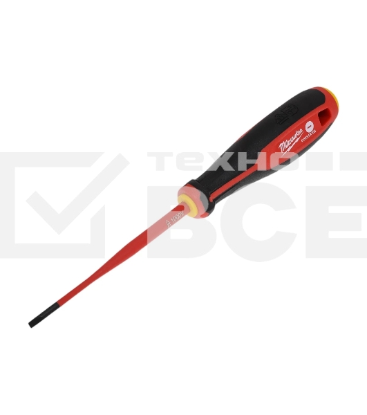 Отвертка трехгранная изолированная Milwaukee VDE SL 0.6X3.5X100 (4932478714)