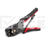 Кримпер многофункциональный с 3 встроенными модулями для обжима RJ-45, RJ-12, RJ-11 HT-200R, фото 1