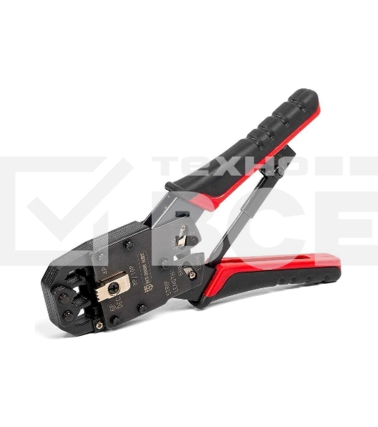 Кримпер многофункциональный с 3 встроенными модулями для обжима RJ-45, RJ-12, RJ-11 HT-200R