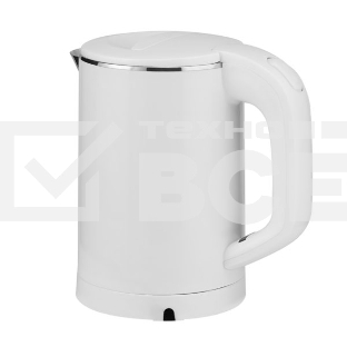 Чайник Centek CT-0006 белый, 1100 Вт, 0.6 л