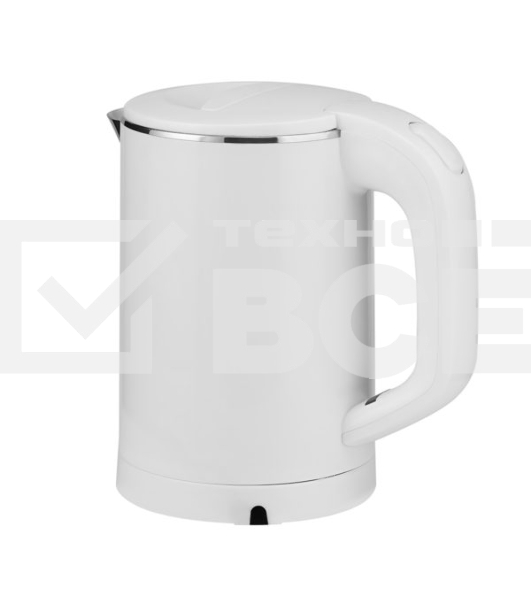 Чайник Centek CT-0006 белый, 1100 Вт, 0.6 л