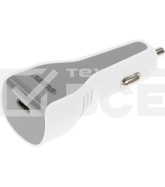 Комплект зарядное устройство Hama H-183317 3A PD для Apple кабель Apple Lightning/Type-C белый
