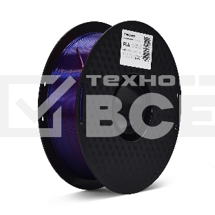 Филамент Crown Micro CM-FILPLASD010RP PLA Silk двойной 1.75 1кг красный-пурпурный