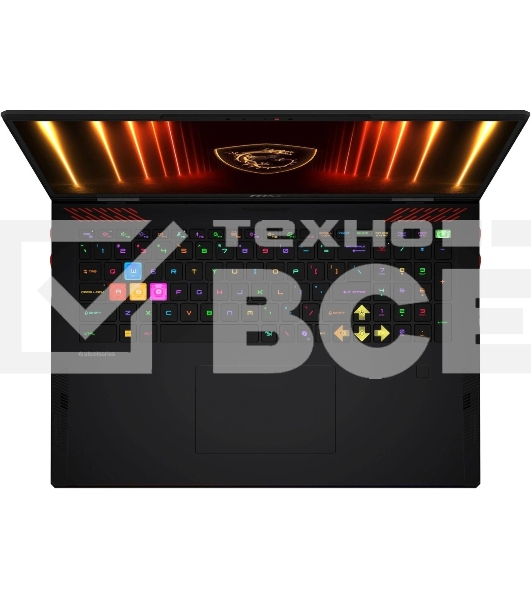 Ноутбук MSI Raider HX AI A2XWIG-204RU черный Core Ultra 9 285HX 64Gb SSD4Tb NVIDIA GeForce RTX5080 16Gb 18