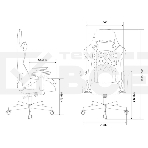 Кресло игровое Бюрократ VIKING 7 KNIGHT B FABRIC черный текстиль/эко.кожа крестовина металл/пластик, фото59