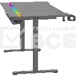 Стол для компьютера Cactus CS-EDXL-GbK столешница МДФ, черный карбон, каркас черный 140x60 см, фото18