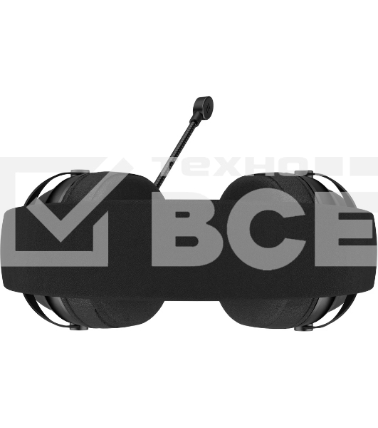 Гарнитура Acer AHW122 чёрный, проводная, USB, подсветка